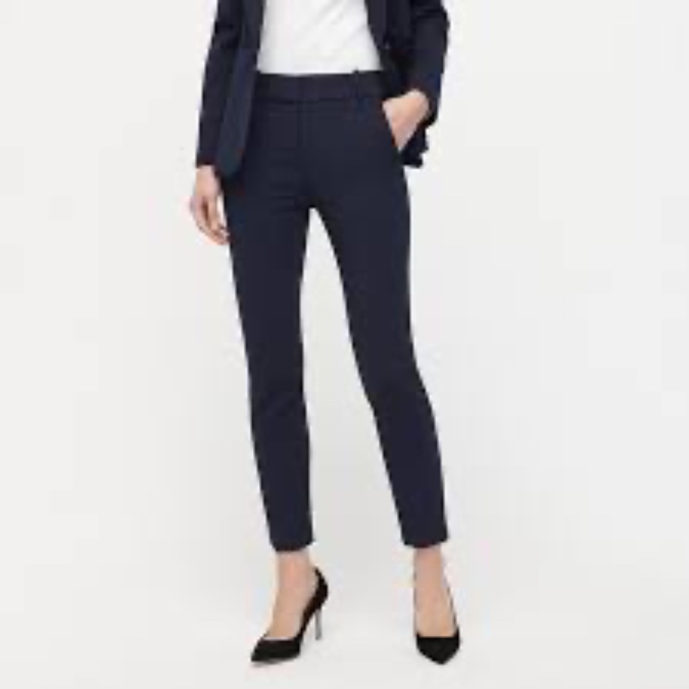 J. Crew black Cameron Slim Crop Pants 2P